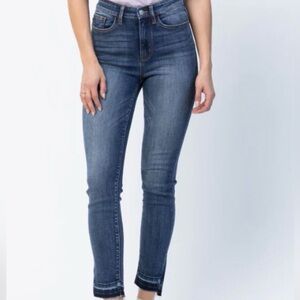 Judy Blue High Rise Dark Skinny Blue Jeans Women’s Size 15